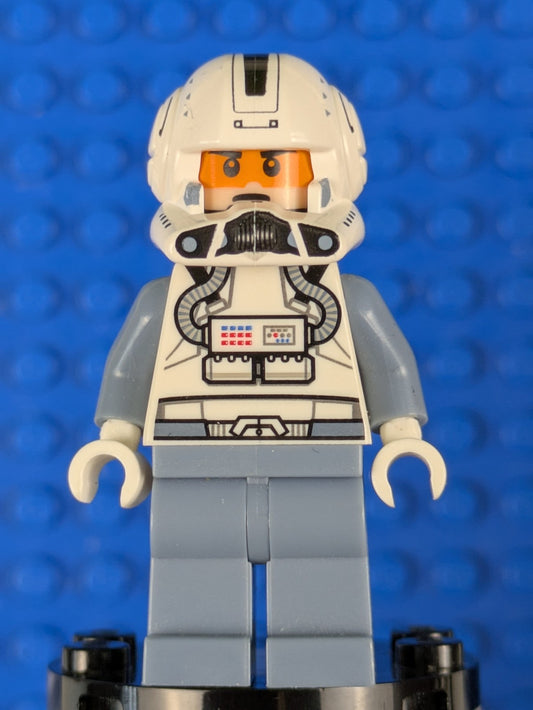 Lego Star Wars: Clone Trooper Pilot (Phase 2) Frown sw0266 Set 8088