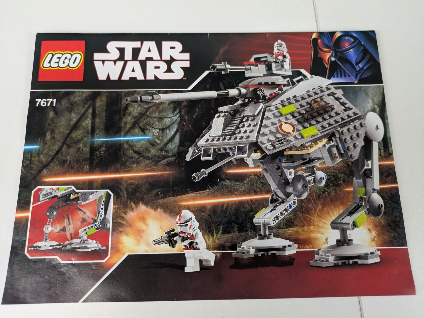 Lego Star Wars: Episode 3: AT-AP Walker Set 7671 - Complete Set