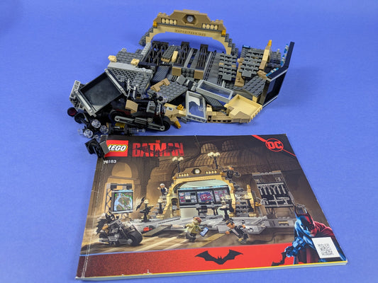 LEGO Super Heroes Batcave: The Riddler Face-off 76183 Incomplete Set Pre-Owned