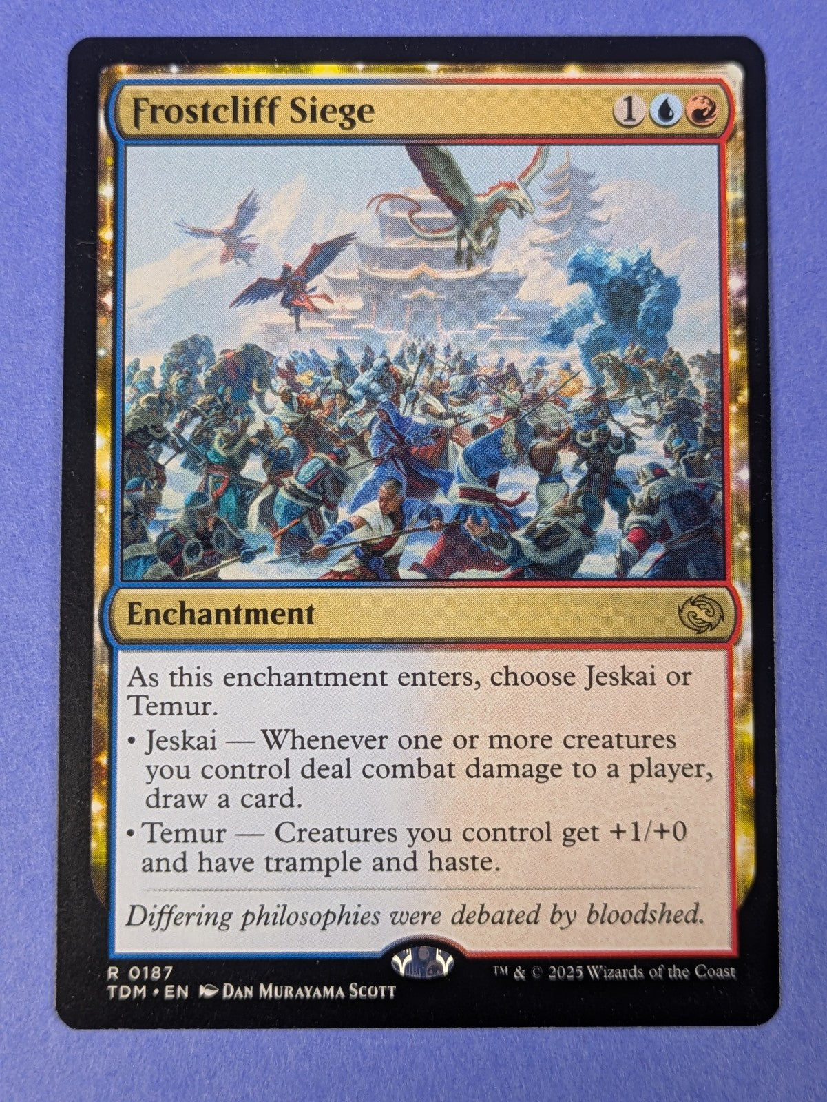 MTG Magic: Tarkir: Dragonstorm: Frostcliff Siege #0187 Rare - NM