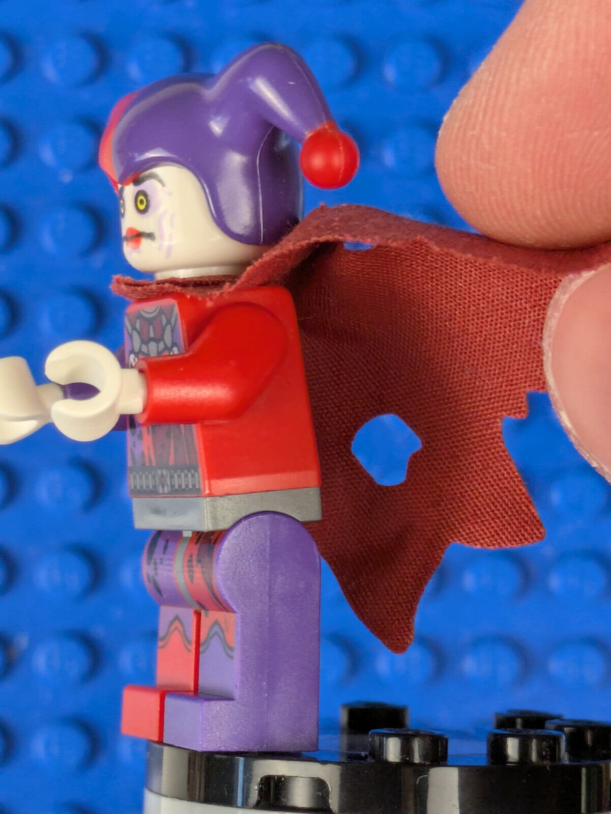 Lego Nexo Knights: Jestro- Dark Purple and Red Dual Head nex013 Set 70323, 70316