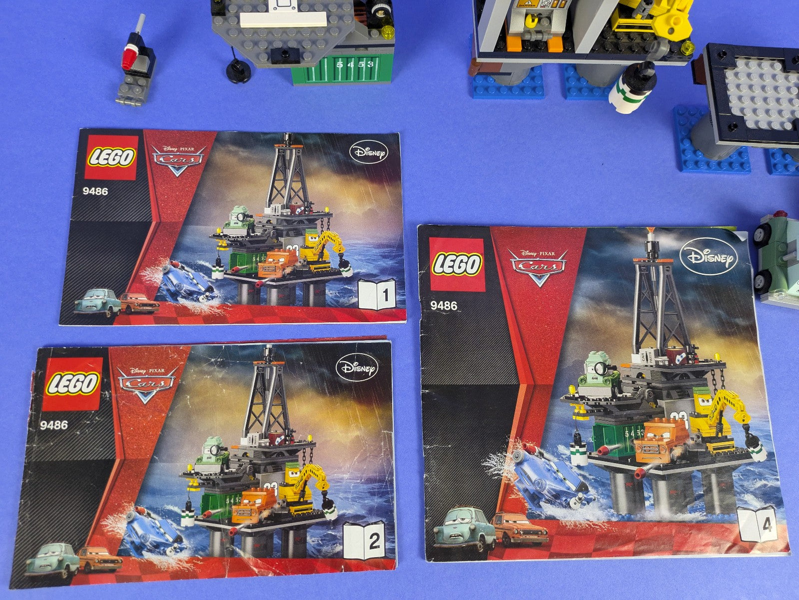 Lego Cars: Cars 2: Oil Rig Escape 9486 w/ Instructions