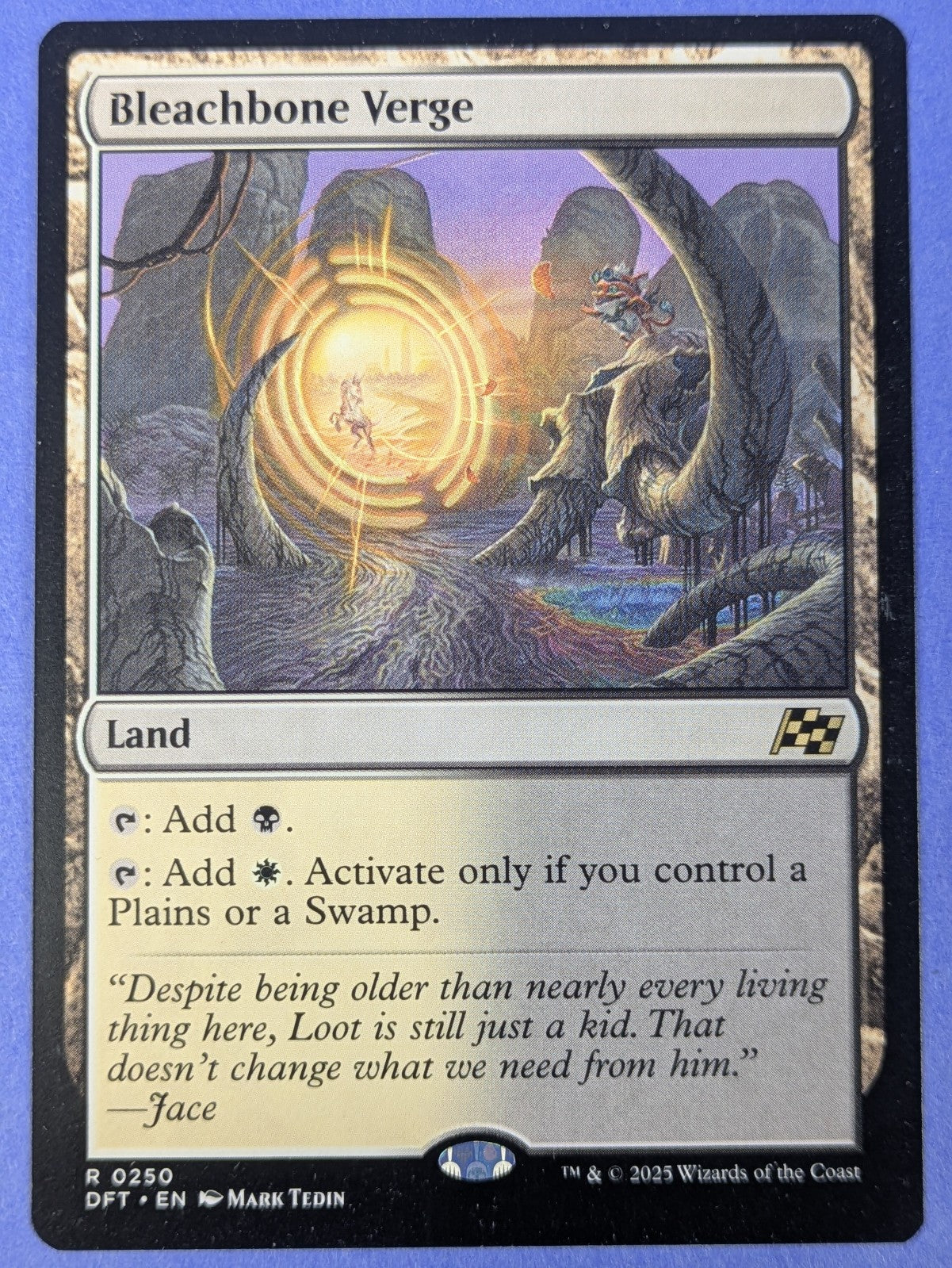 MTG Magic: Aetherdrift: Bleachbone Verge #0250 Rare - NM