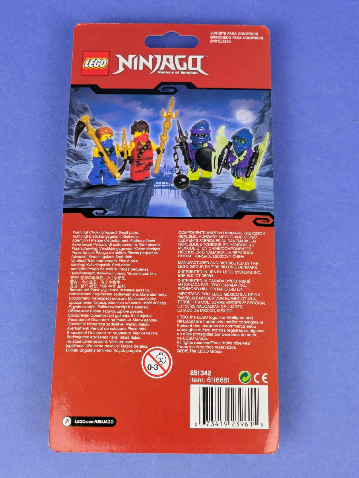 LEGO NINJAGO Ninja Army Building Set blister pack 851342