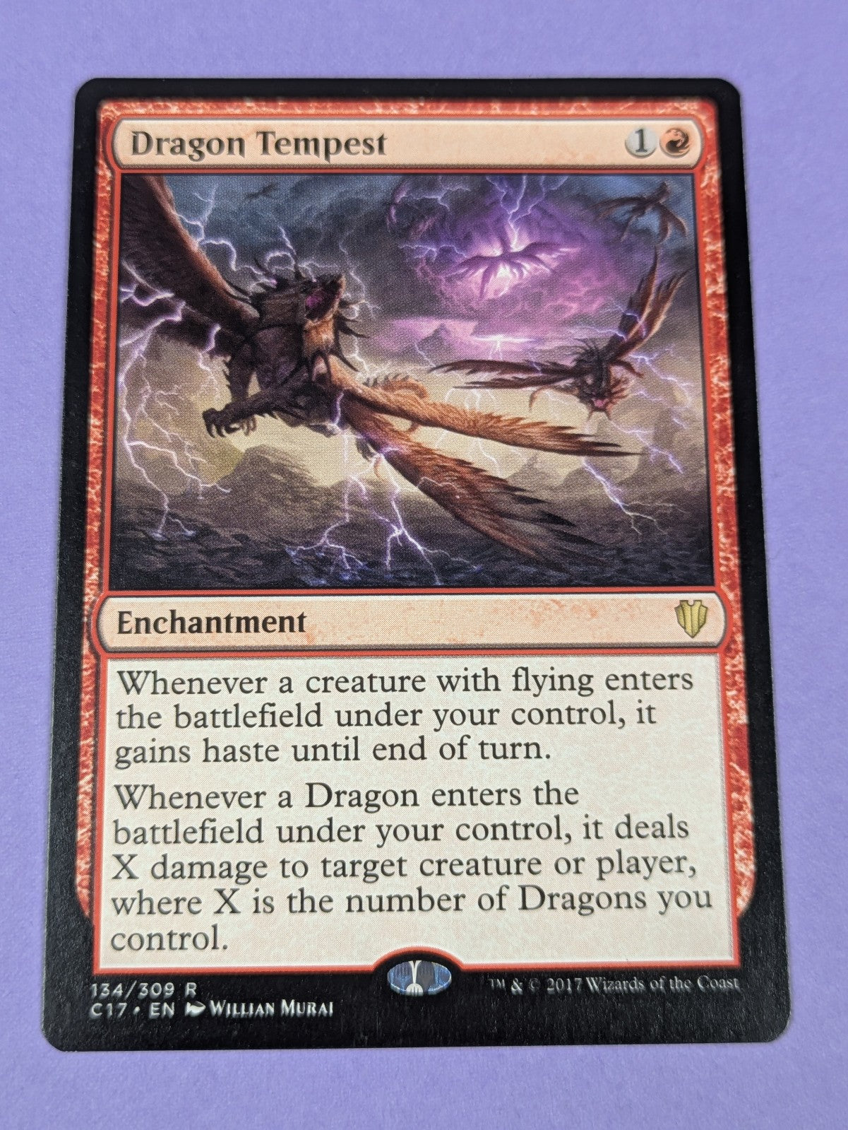 MTG Magic: Commander 2017: Dragon Tempest #134/309 Rare - NM