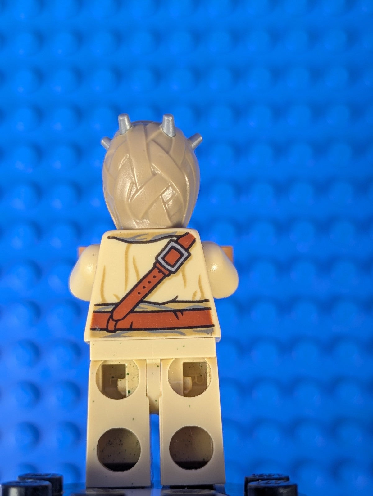 Lego Star Wars: Tusken Raider - Dark Tan Head with Spikes sw1074 Sets 75270