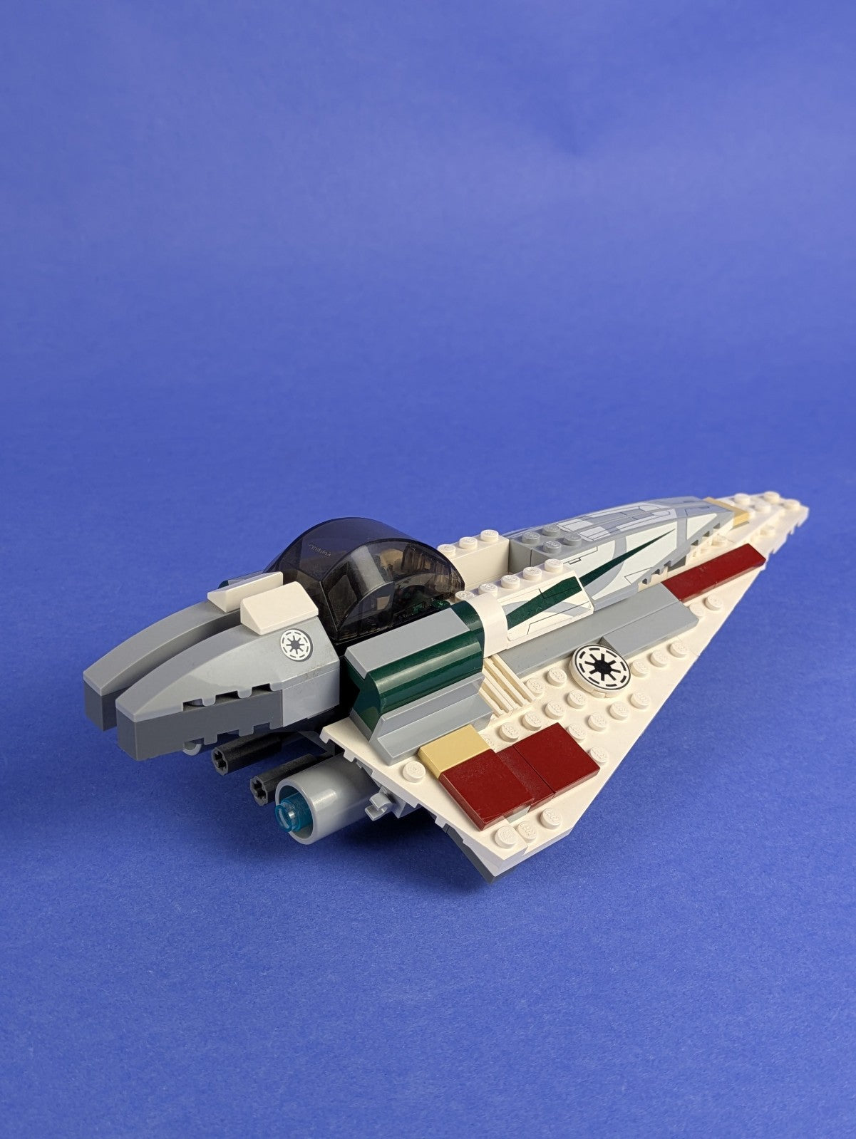 LEGO Star Wars Mace Windu's Jedi Starfighter 7868 Complete Set Pre-Owned