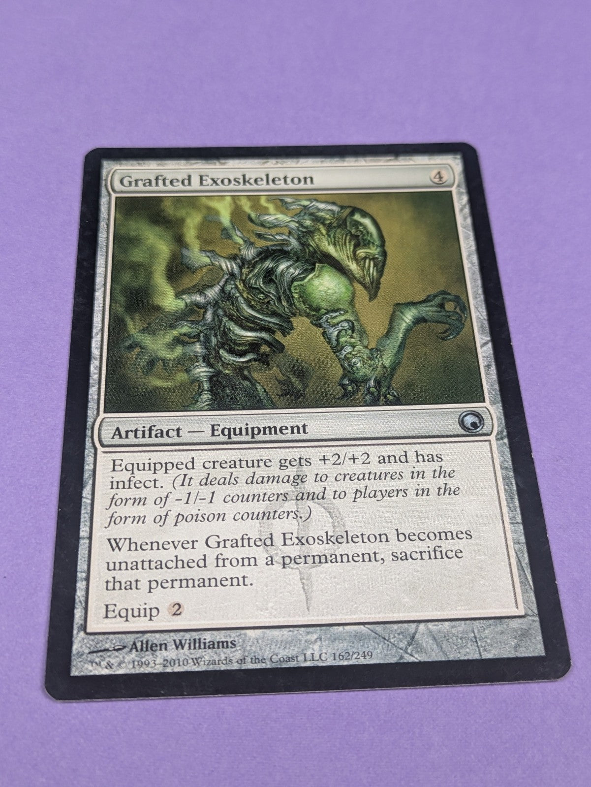 MTG Magic: Scars of Mirrodin: Grafted Exoskeleton #162/249 Uncommon - LP