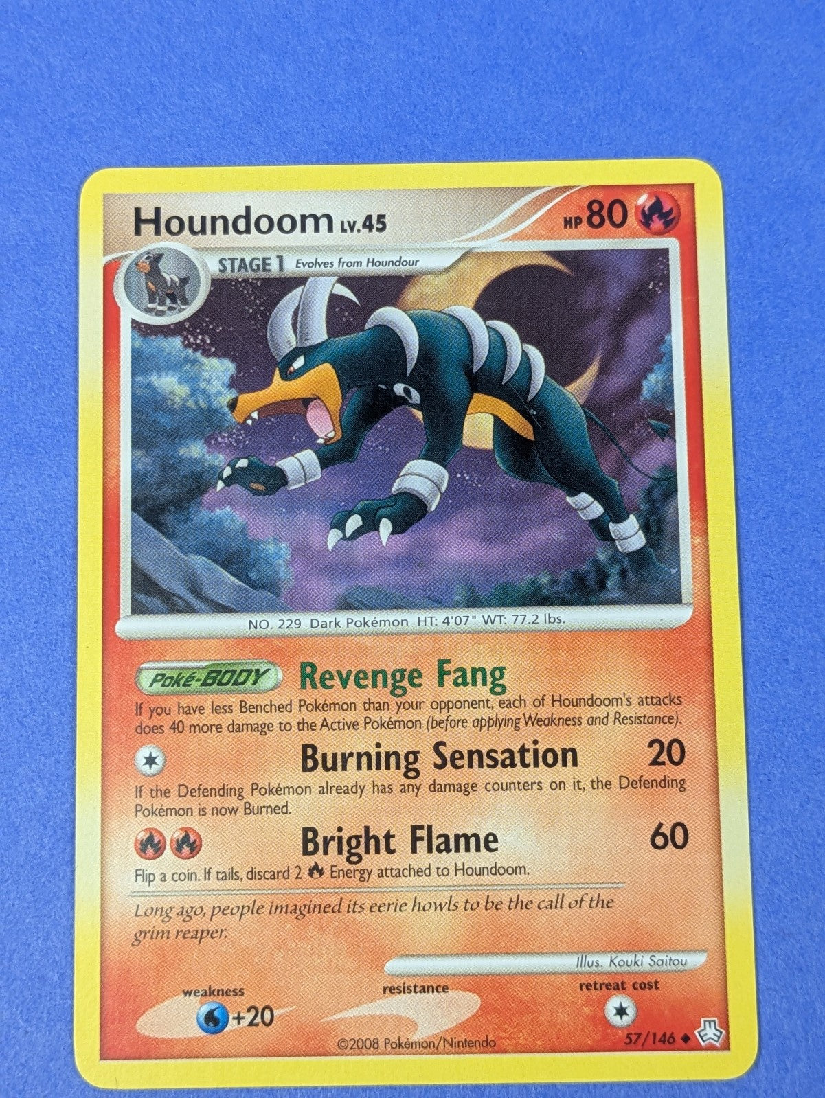 Houndoom - 57/146 - Uncommon Legends Awakened - Pokemon Card - NM