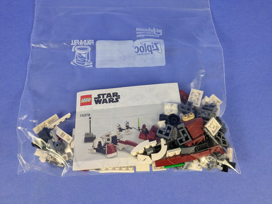 Lego Star Wars: The Mandalorian: BARC Speeder Escape Set 75378 Incomplete Set