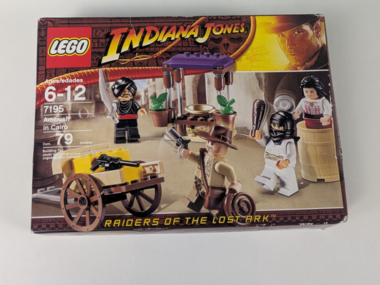 Lego Indiana Jones: Raiders of the Lost Ark: Ambush in Cairo Set 7195 BRAND NEW