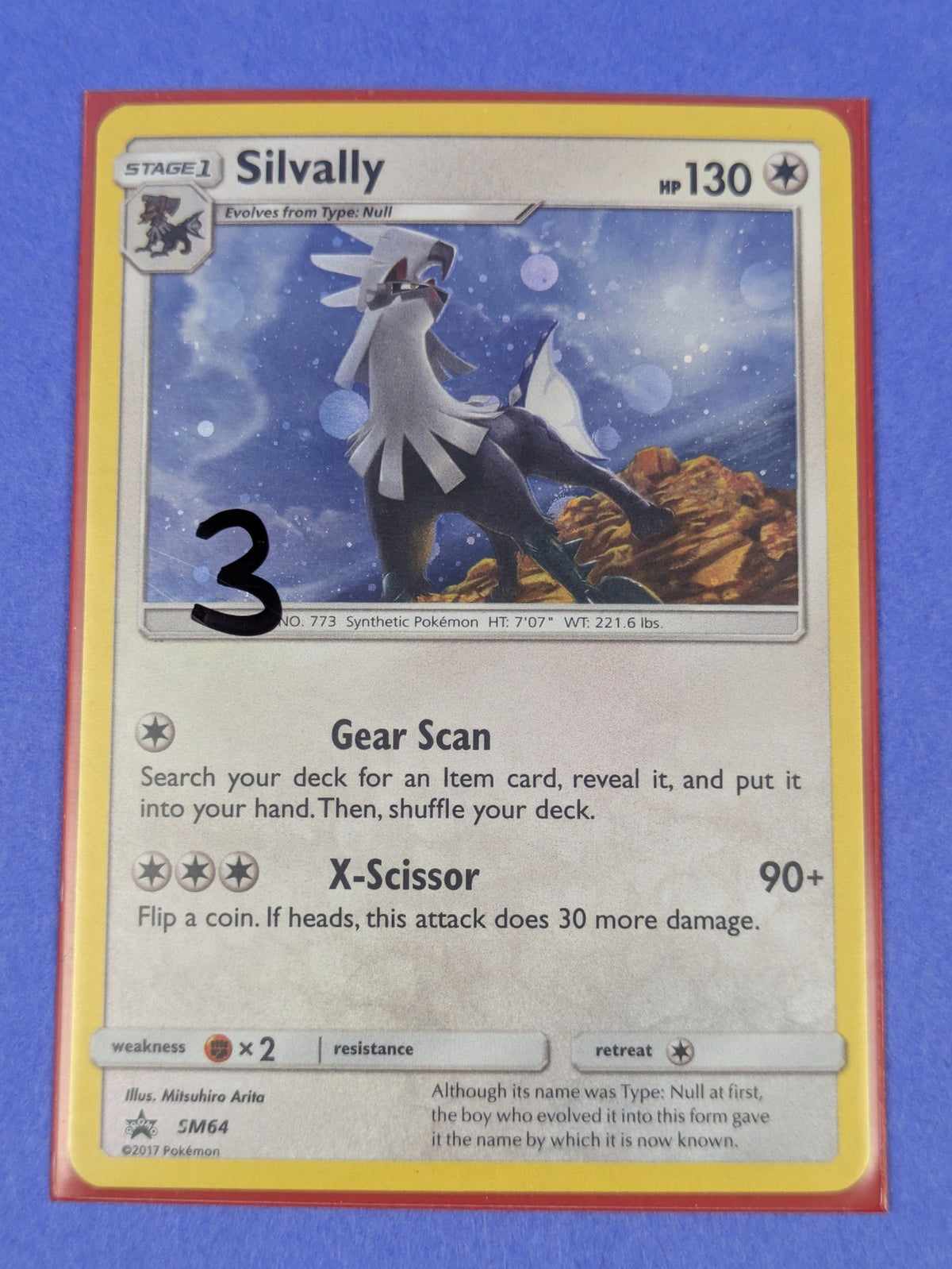 Silvally - SM64 - Holo Promo Sun & Moon Promos - Pokemon Card - NM