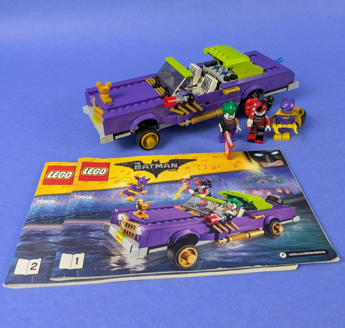 Lego Super Heroes: The Joker Notorious Lowrider Set 70906 Complete Set