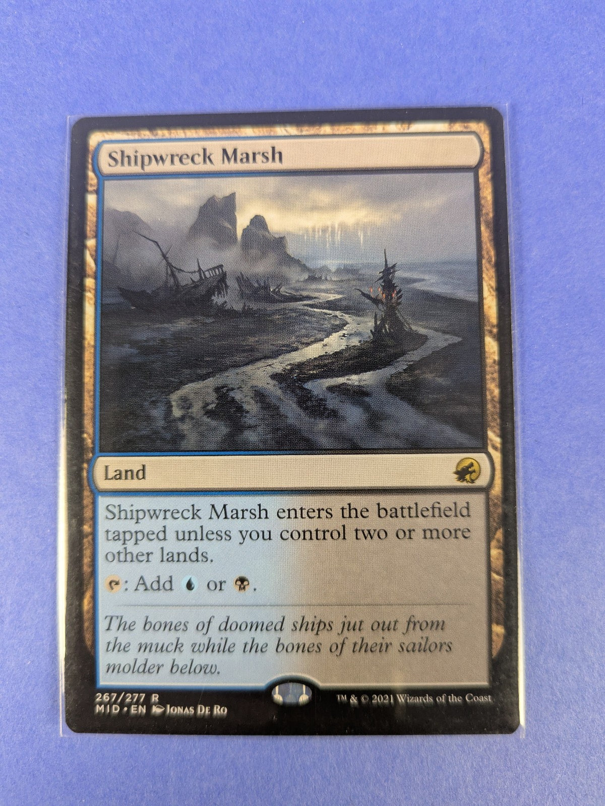 MTG Magic: Innistrad: Midnight Hunt: Shipwreck Marsh #267/277 Rare - NM