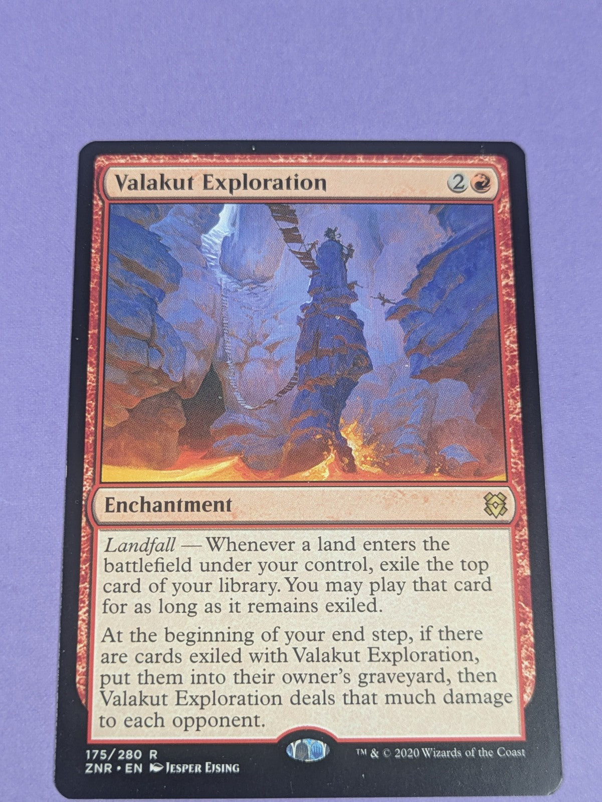 MTG Magic: Zendikar Rising: Valakut Exploration #175/280 Rare - NM