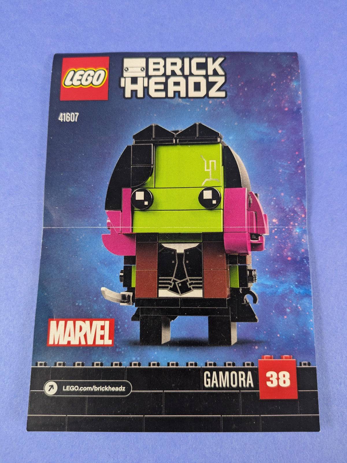 LEGO BrickHeadz Super Heroes Gamora 41607 Complete Set Pre-Owned