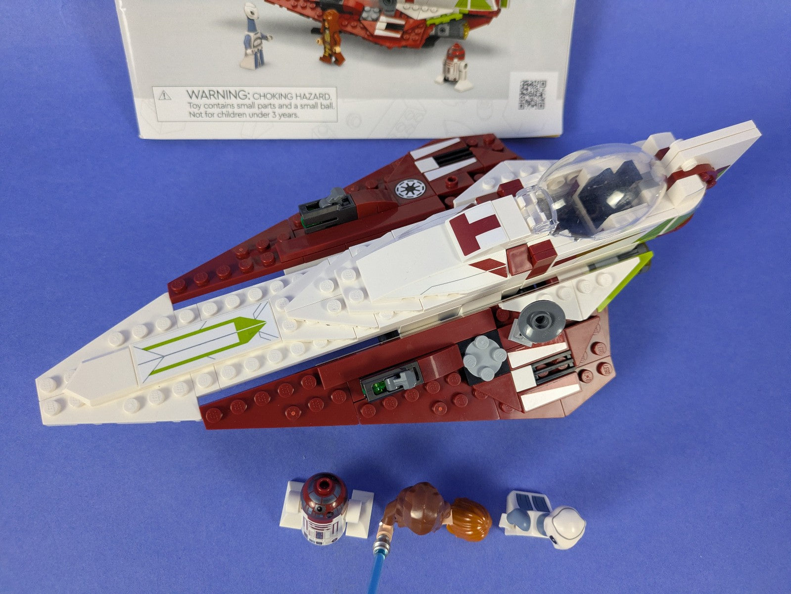 Lego Star Wars: Episode 2: Obi-Wan Kenobi's Jedi Starfighter Set 75333 Complete