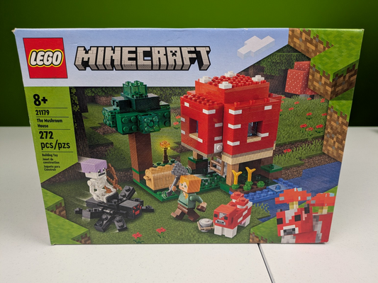 Lego Minecraft: The Mushroom House Set 21179 - without Instructions