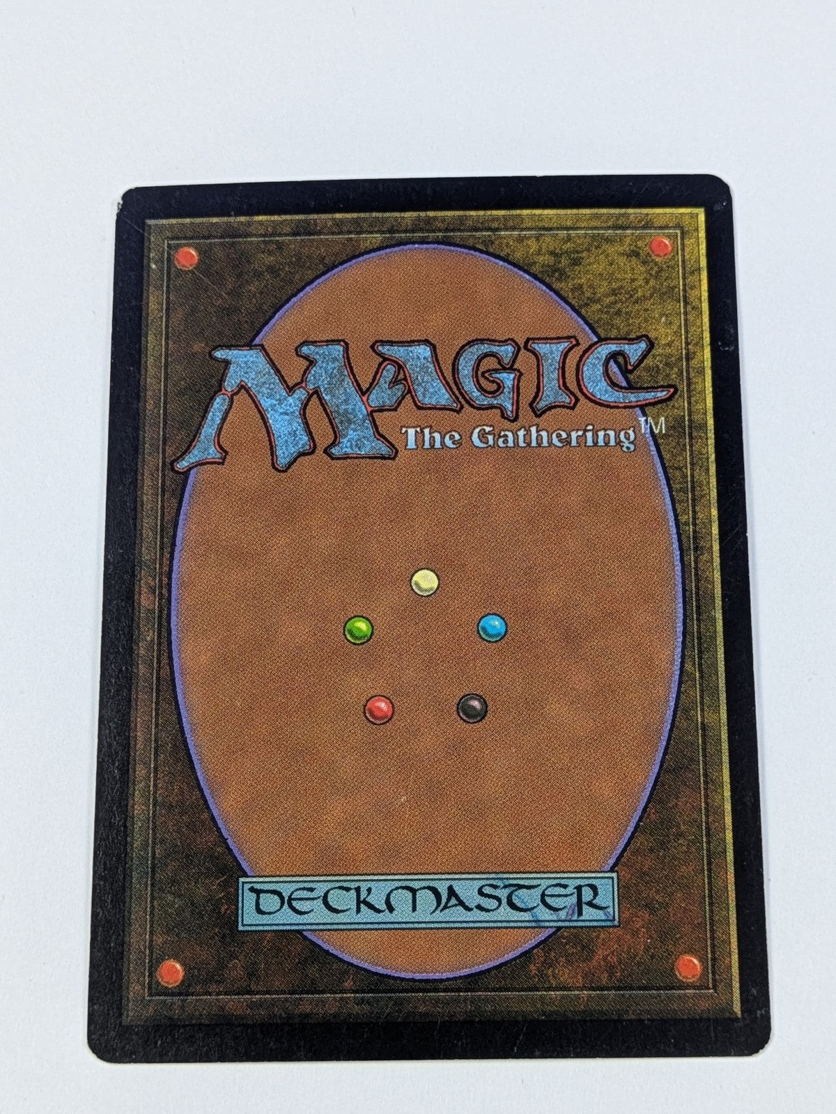 MTG Magic: Anthologies Mountain (John Avon Flower Art) White Border Basic Land