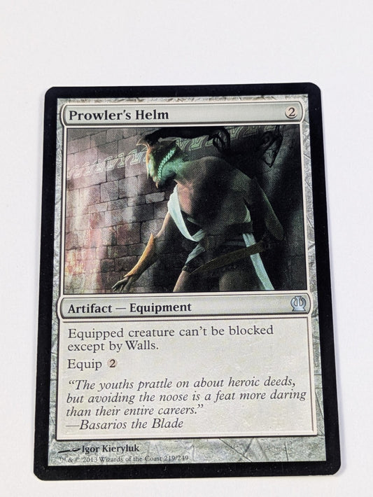 MTG Magic: Theros: Prowler's Helm #219/249 Uncommon - LP