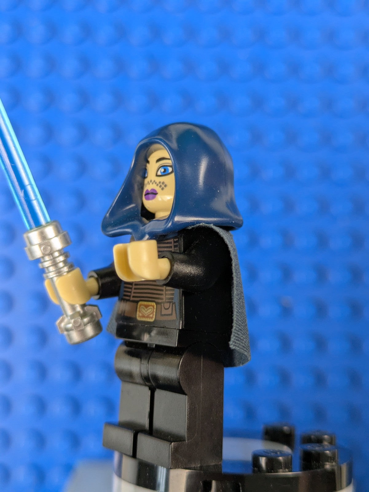 Lego Star Wars: Barriss Offee - Dark Blue Cape and Hood sw0379 Set 9491
