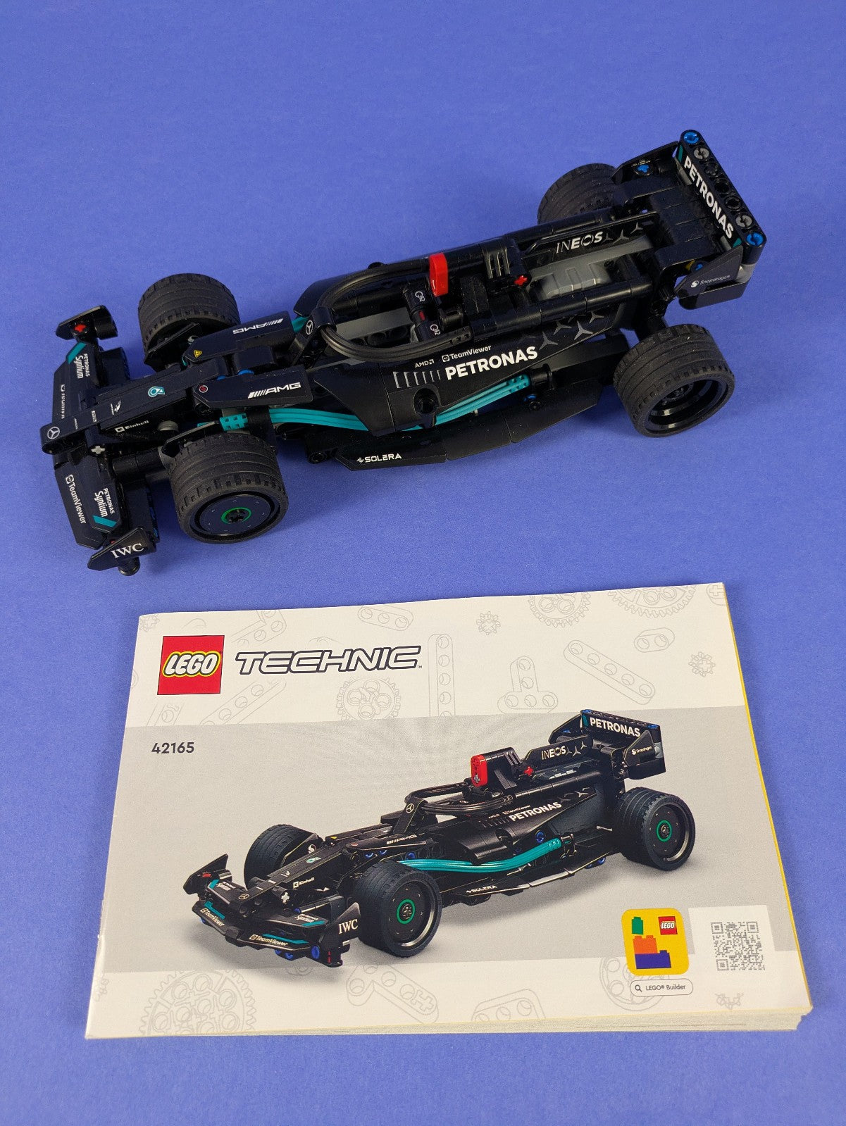Lego Technic: Model: Race: Mercedes-AMG F1 W14 Pull-Back Set 42165 Complete Set
