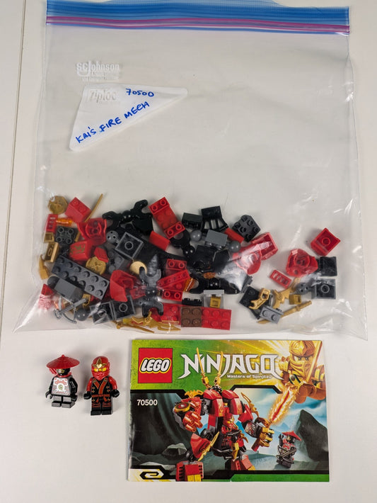 Lego NINJAGO: The Final Battle: Kai's Fire Mech Set 70500 - w/ Instructions