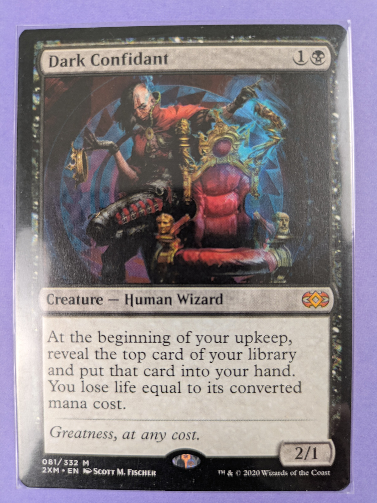 MTG Magic The Gathering: Double Masters: Dark Confidant #081/332 Mythic - NM