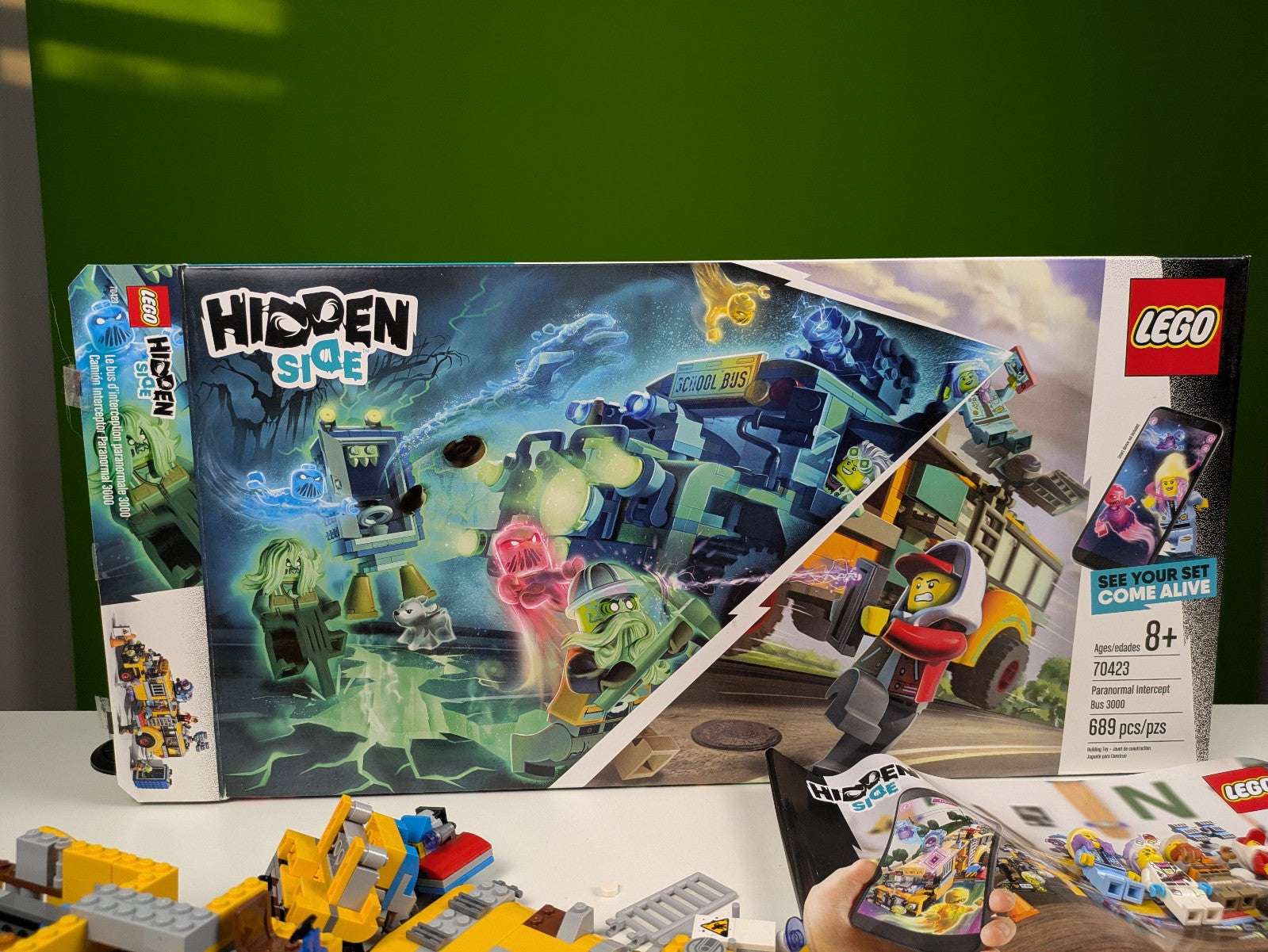 Lego Hidden Side: Paranormal Intercept Bus 3000 Set 70423 - Incomplete Set