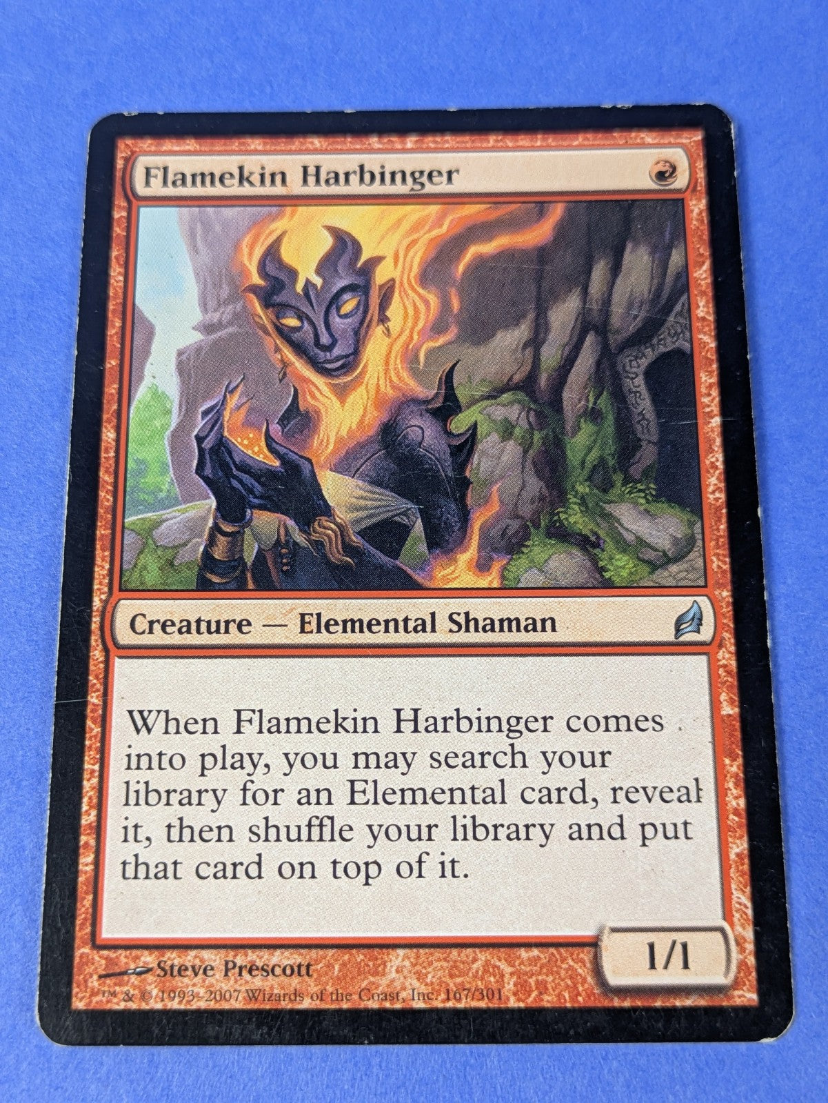 MTG Magic: Lorwyn: Flamekin Harbinger #167/301 Uncommon - LP