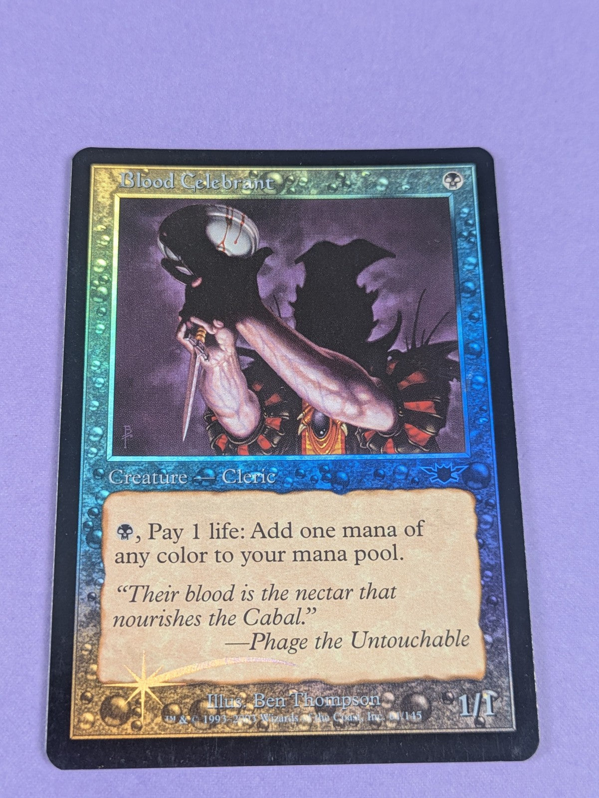 MTG Magic: Legions: Blood Celebrant Foil #61/145 Common - NM