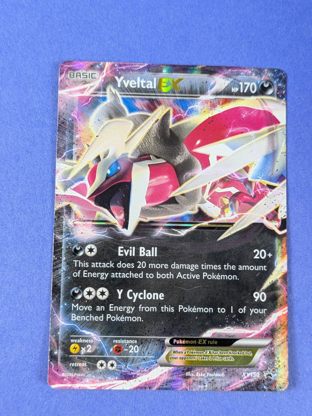 Yveltal EX - XY150 - Ultra Rare Promo XY Promos - Pokemon Card - DMG