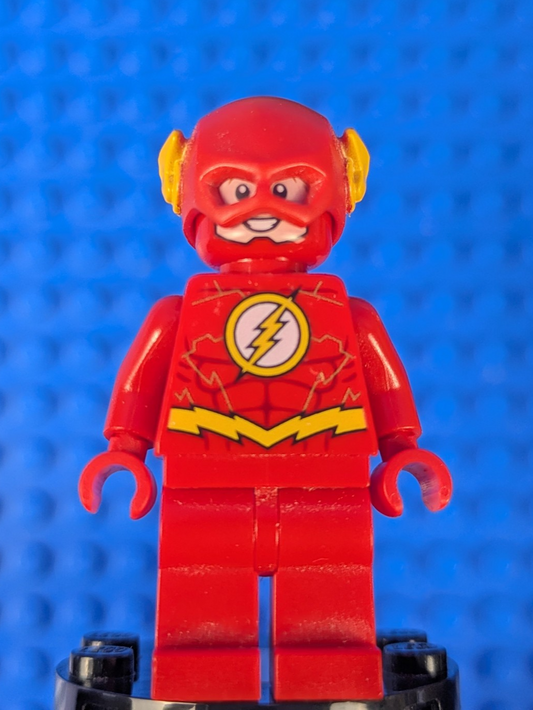Lego Super Heroes: The Flash - Gold Outlines on Chest sh0473 Sets 76098, 211904
