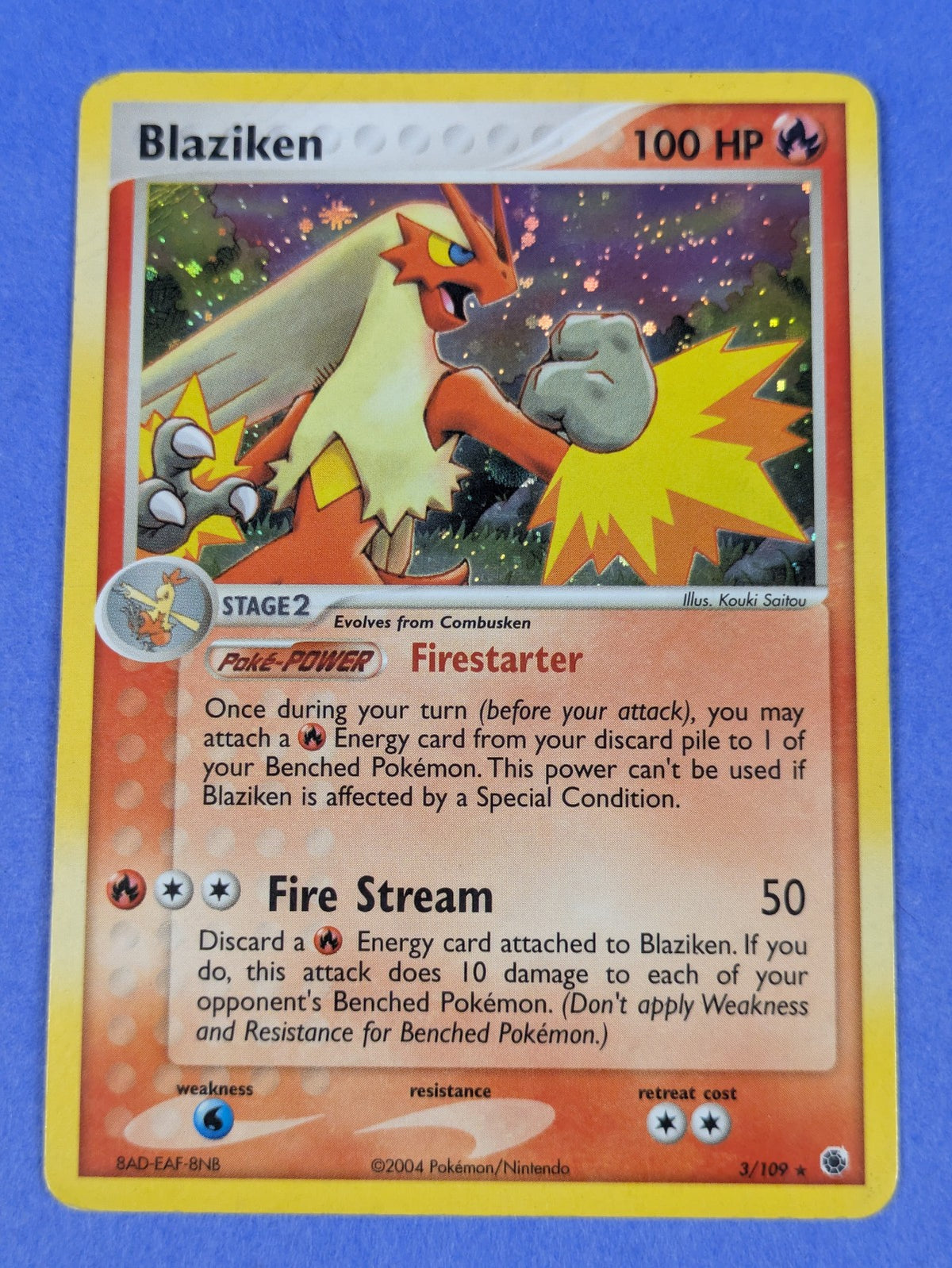 Blaziken - 3/109 - Holo Rare Battle Stadium - Pokemon Card - MP