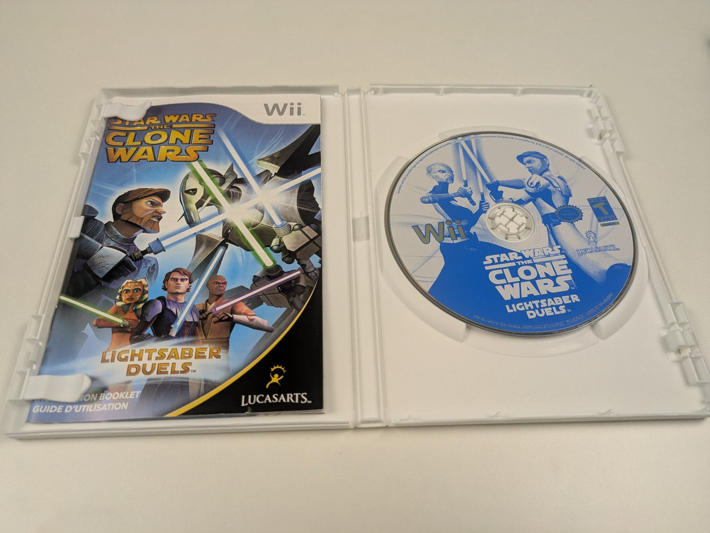 Star Wars: The Clone Wars – Lightsaber Duels (Nintendo Wii, 2008) CIB