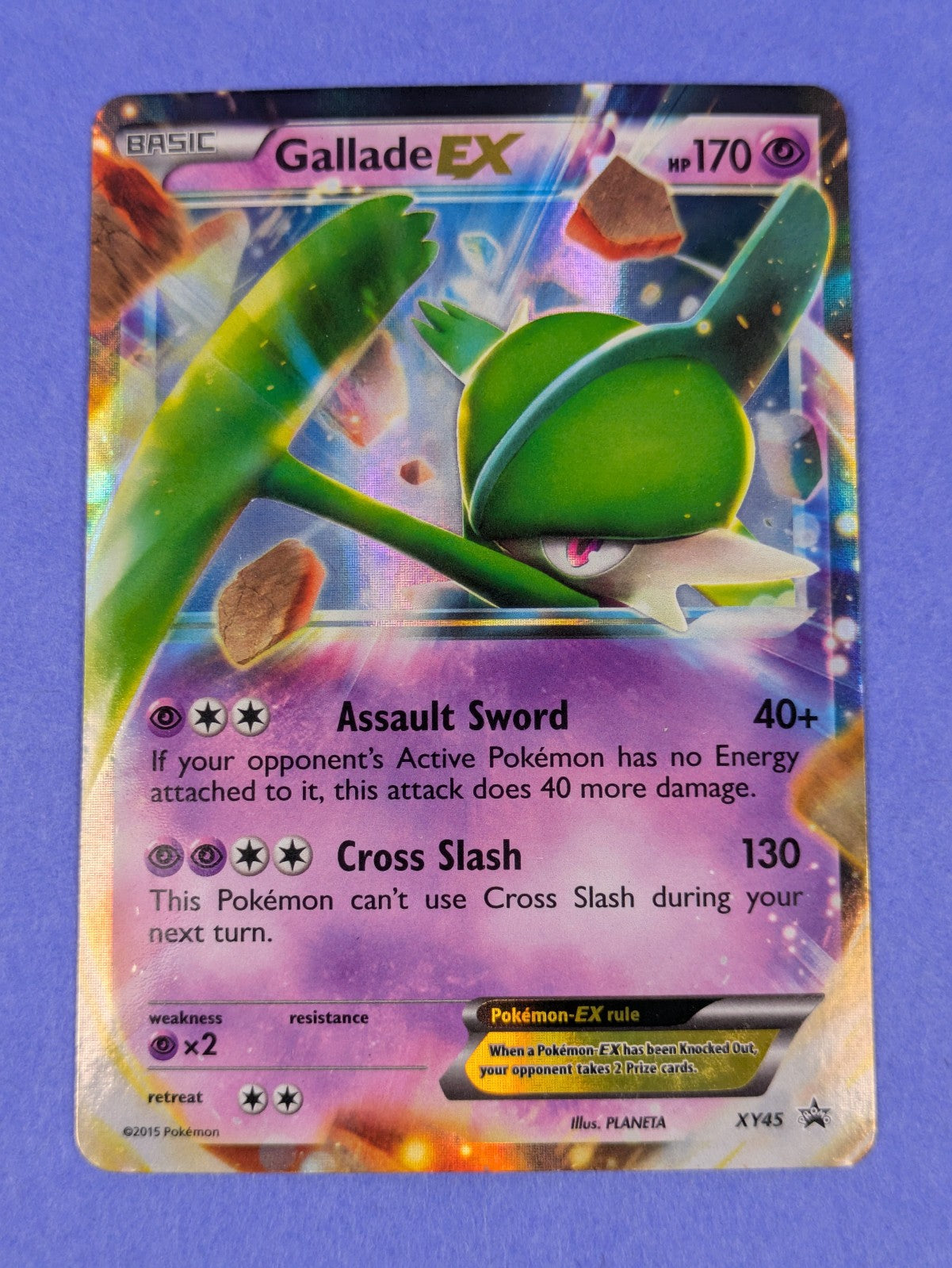 Gallade EX - XY45 - Ultra Rare Promo XY Promos - Pokemon Card - MP