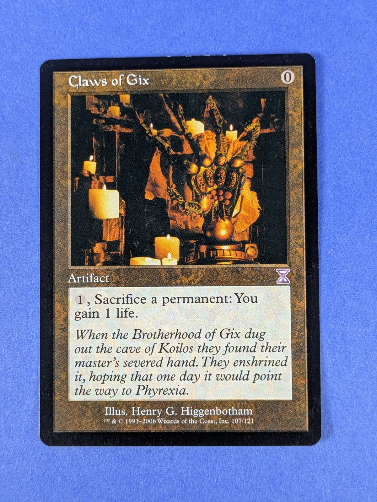 MTG Magic: Time Spiral Timeshifted: Claws of Gix #107/121 Special - LP