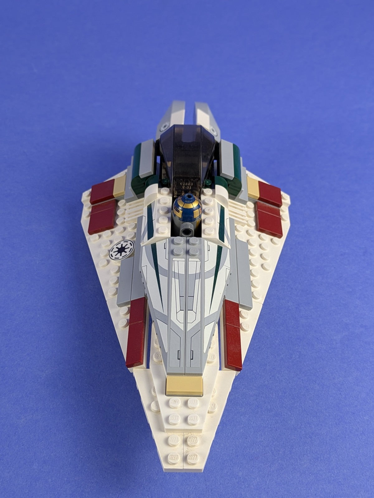 LEGO Star Wars Mace Windu's Jedi Starfighter 7868 Complete Set Pre-Owned
