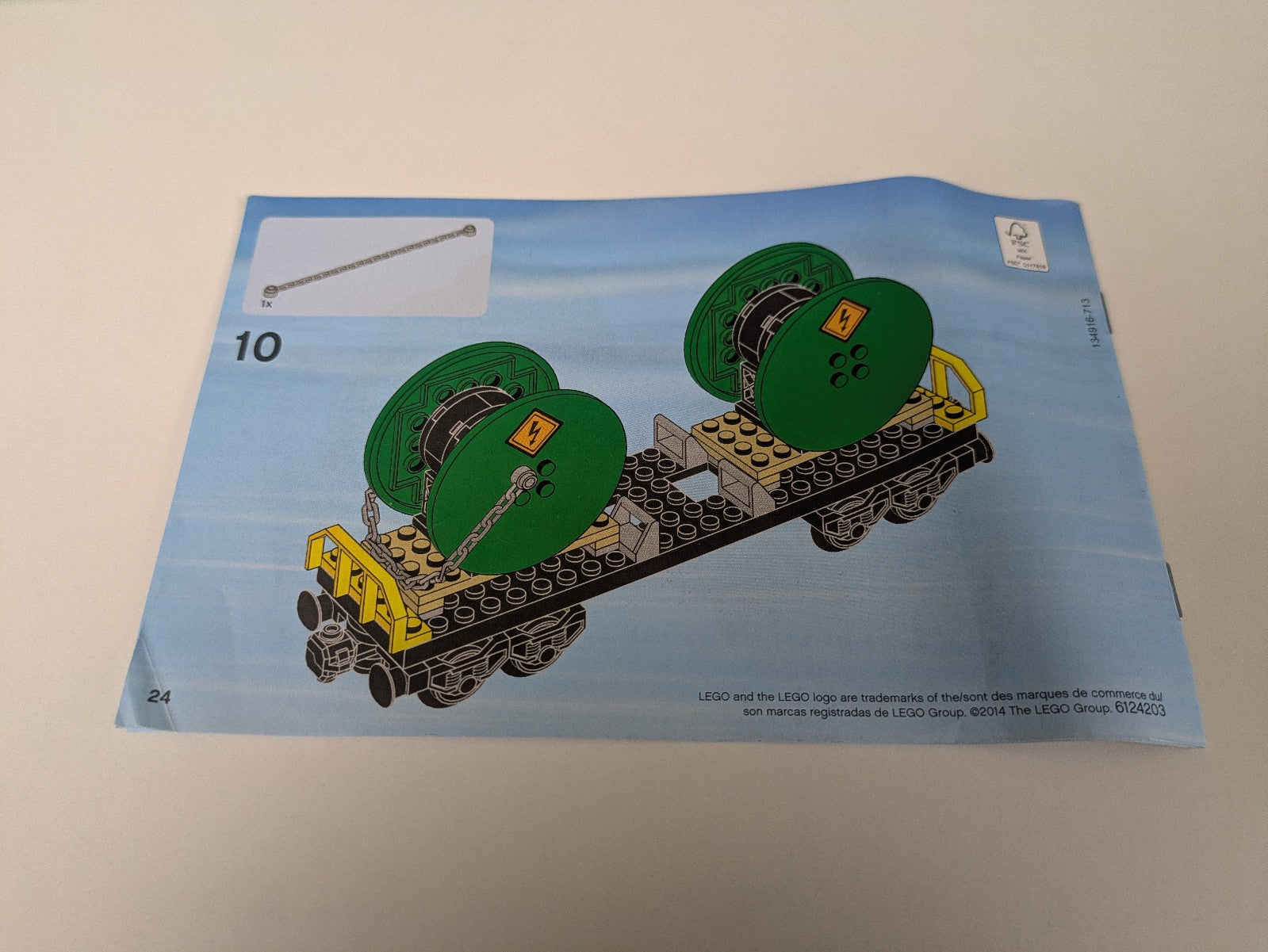 Lego City: Train: RC Train: Cargo Train Set 60052 - Complete Set