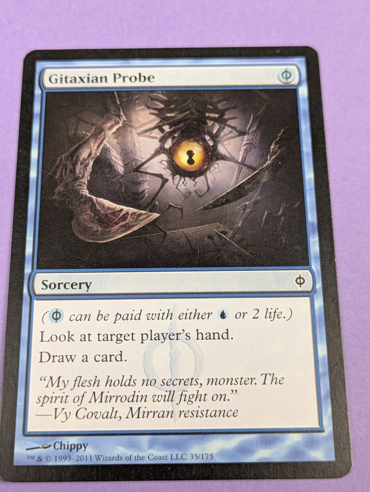 MTG Magic: New Phyrexia Gitaxian Probe #35/175 Common - NM
