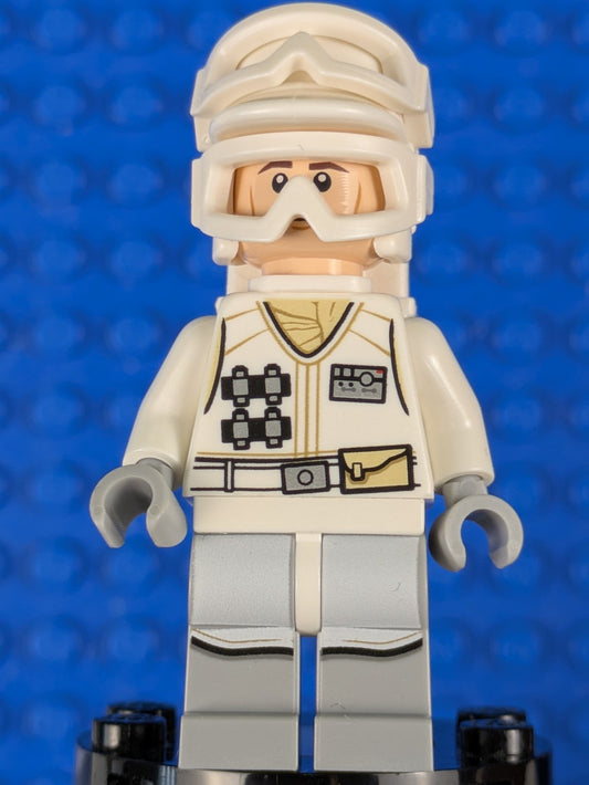 Lego Star Wars: Hoth Rebel Trooper White Uniform (Cheek Lines) sw0678 Set 75097