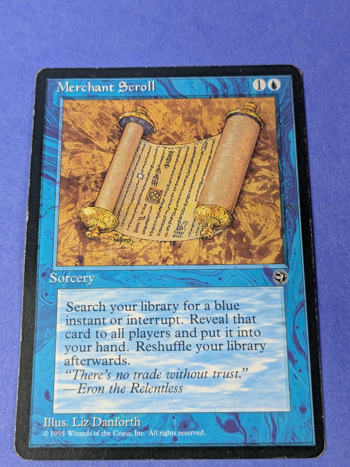 MTG Magic the Gathering: Homelands: Merchant Scroll #33 Common - MP