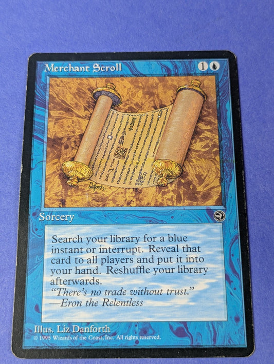 MTG Magic the Gathering: Homelands: Merchant Scroll #33 Common - MP