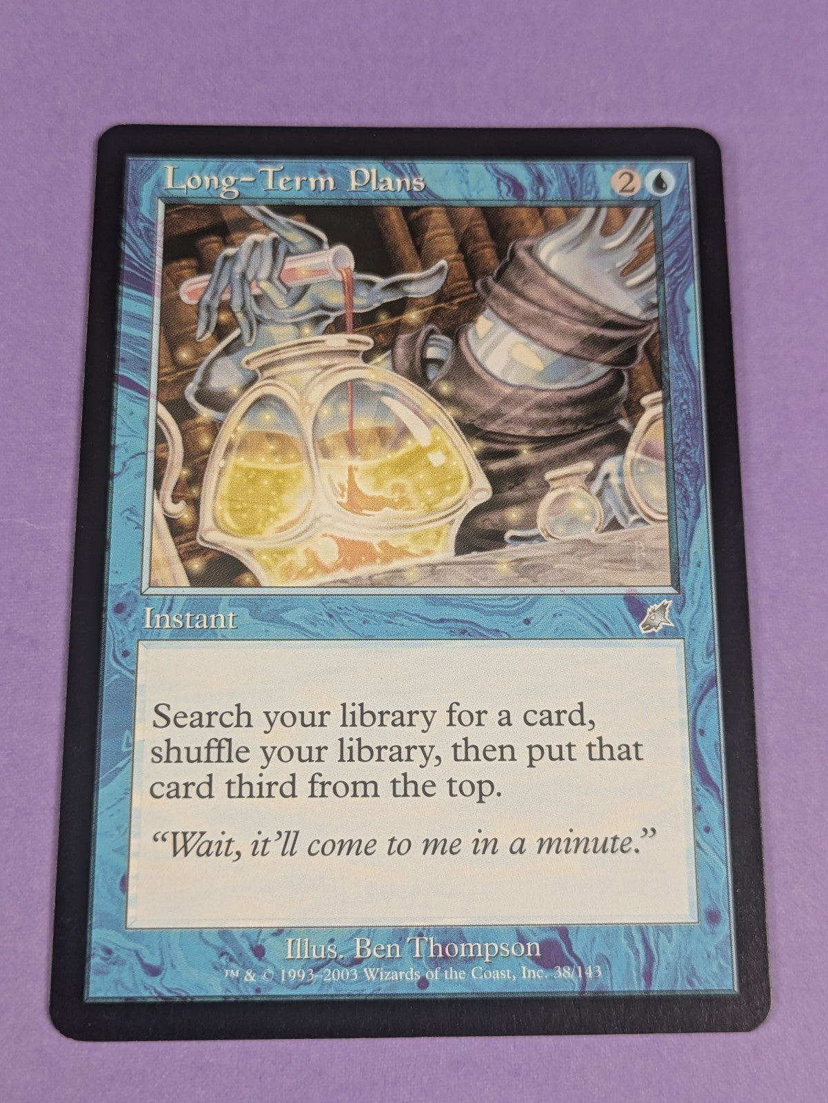 MTG Magic: Scourge: Long-Term Plans #38/143 Uncommon - NM