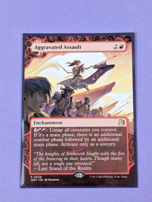 MTG: Magic The Gathering: Aggravated Assault - Rare - Near Mint