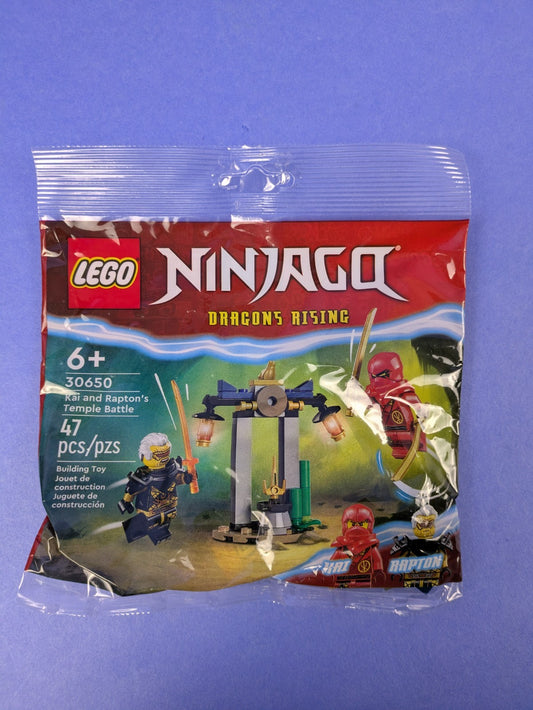 LEGO NINJAGO Kai and Rapton's Temple Battle Polybag 30650