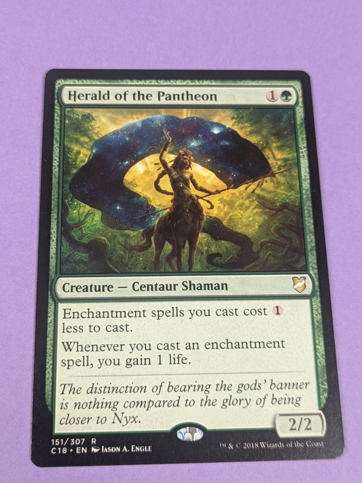 MTG Magic: Commander 2018: Herald of the Pantheon #151/307 Rare - NM