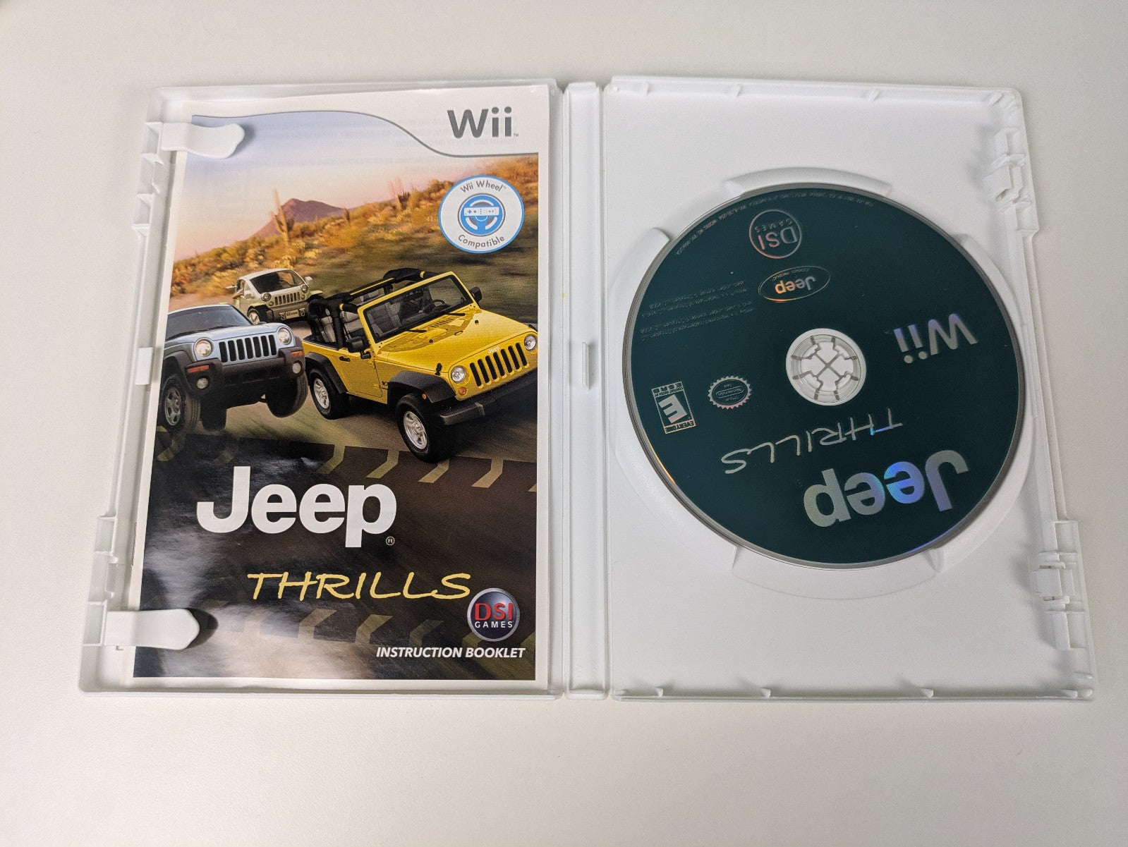 Jeep Thrills (Nintendo Wii, 2008) CIB
