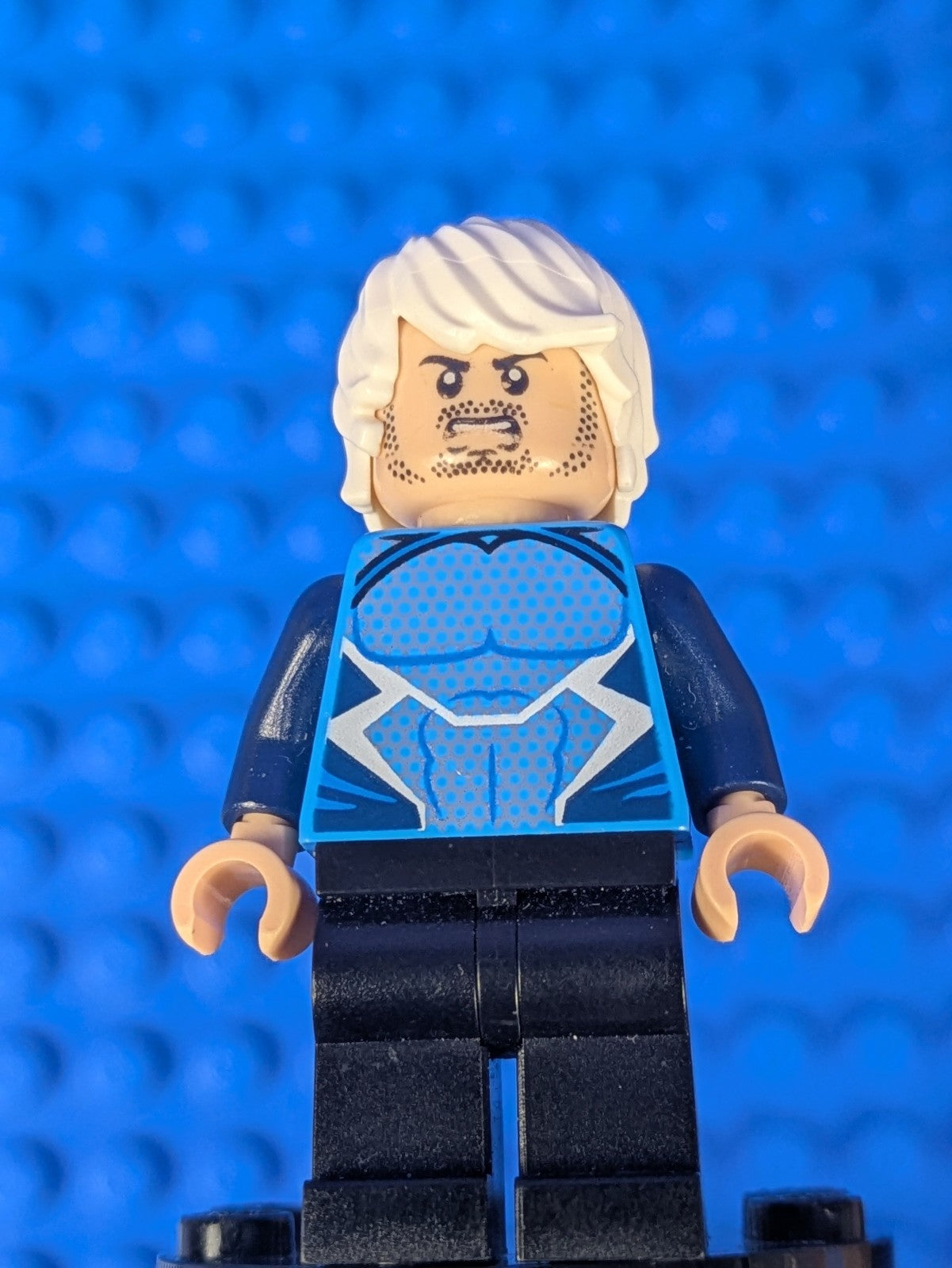 Lego Super Heroes: Age of Ultron: Quicksilver - Dark Azure sh0180 Set 76041