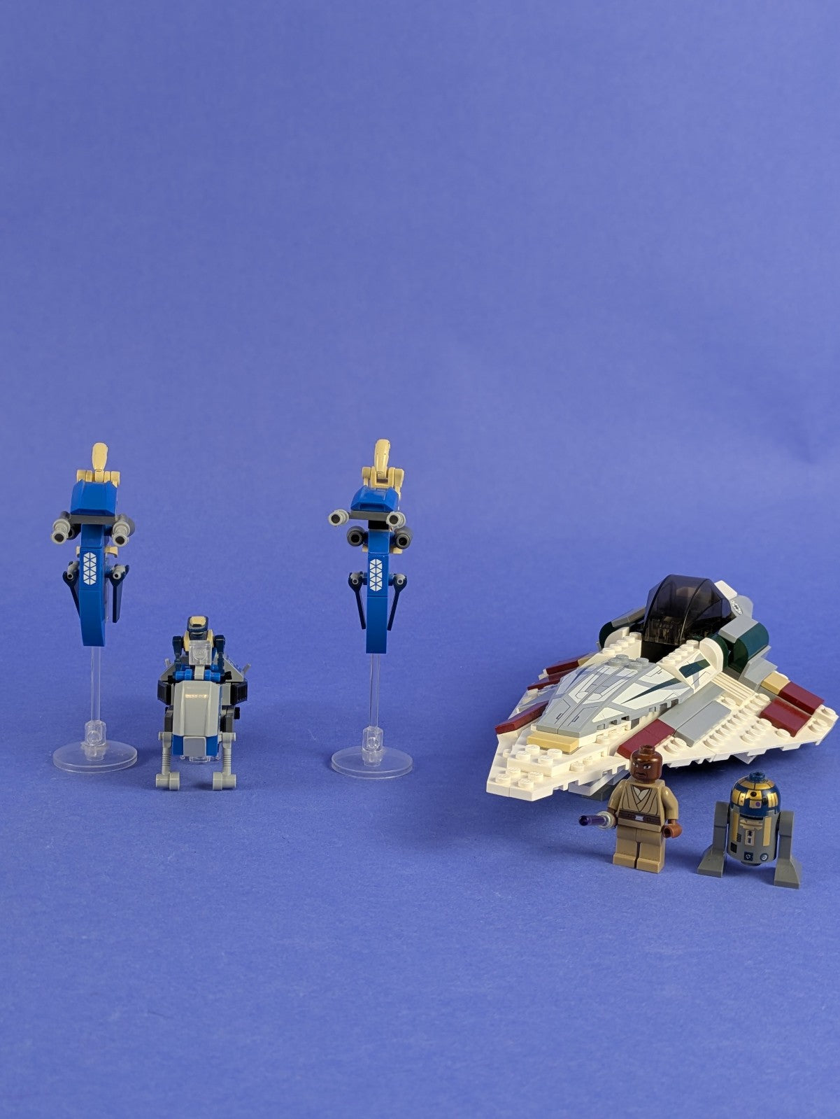 LEGO Star Wars Mace Windu's Jedi Starfighter 7868 Complete Set Pre-Owned